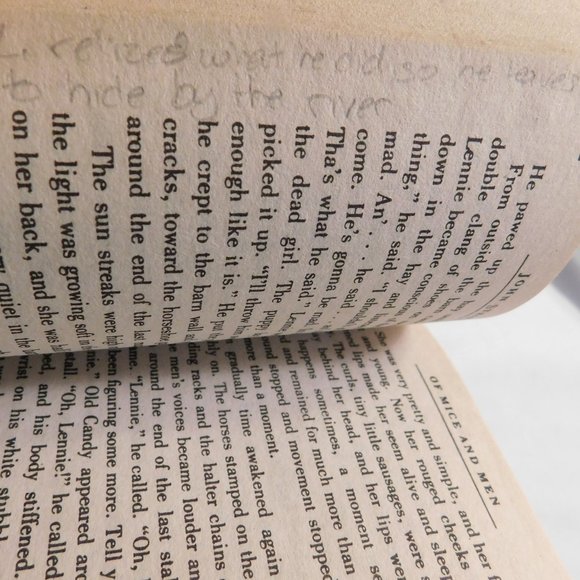 Of Mice and Men by John Steinbeck Paperback Book - Picture 5 of 6